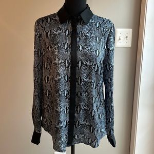 Michael Kors Snake Skin Blouse